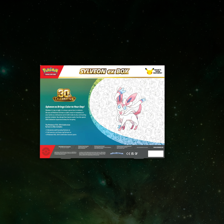 Pokémon TCG 30th Celebration - Sylveon Ex Box (INGLÉS)
