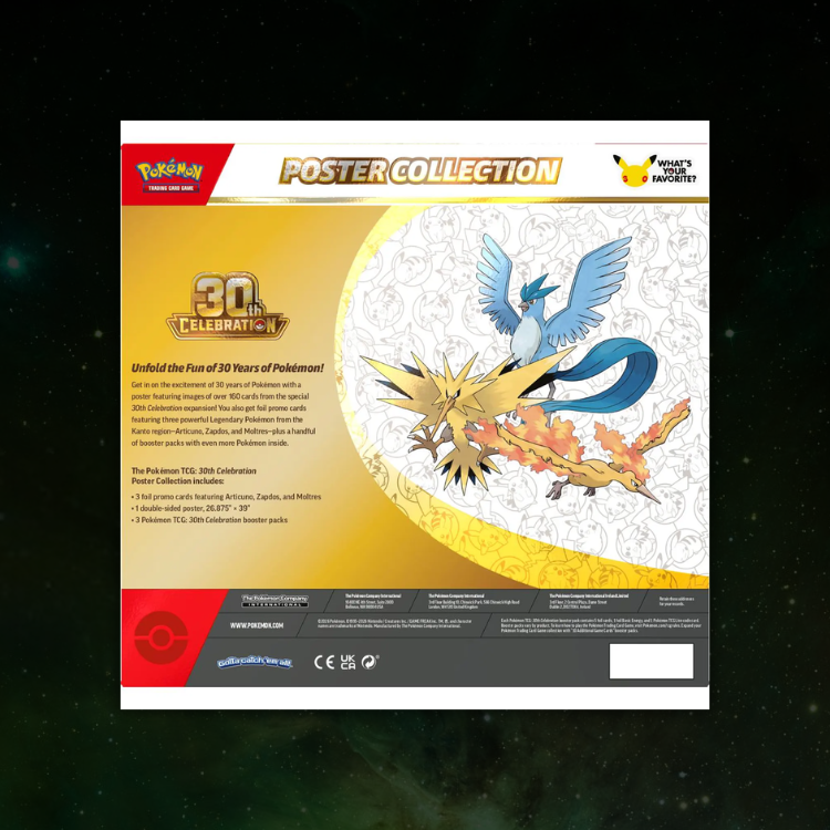 Pokémon TCG 30th Celebration - Poster Collection (INGLÉS)