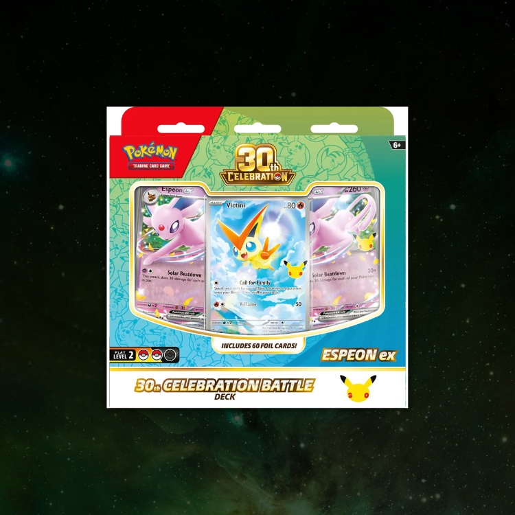 Pokémon TCG 30th Celebration - Battle Deck: Espeon ex (INGLÉS)