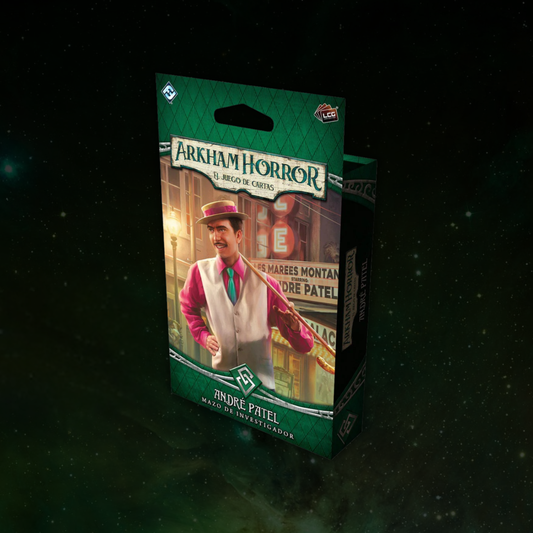 Preventa - Arkham Horror The Card Game: André Patel Mazo de Investigador - Español
