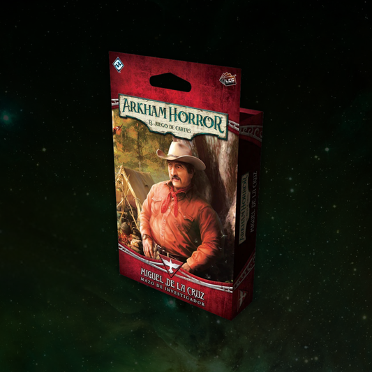 Preventa - Arkham Horror The Card Game: Miguel de la Cruz Mazo de Investigador - Español