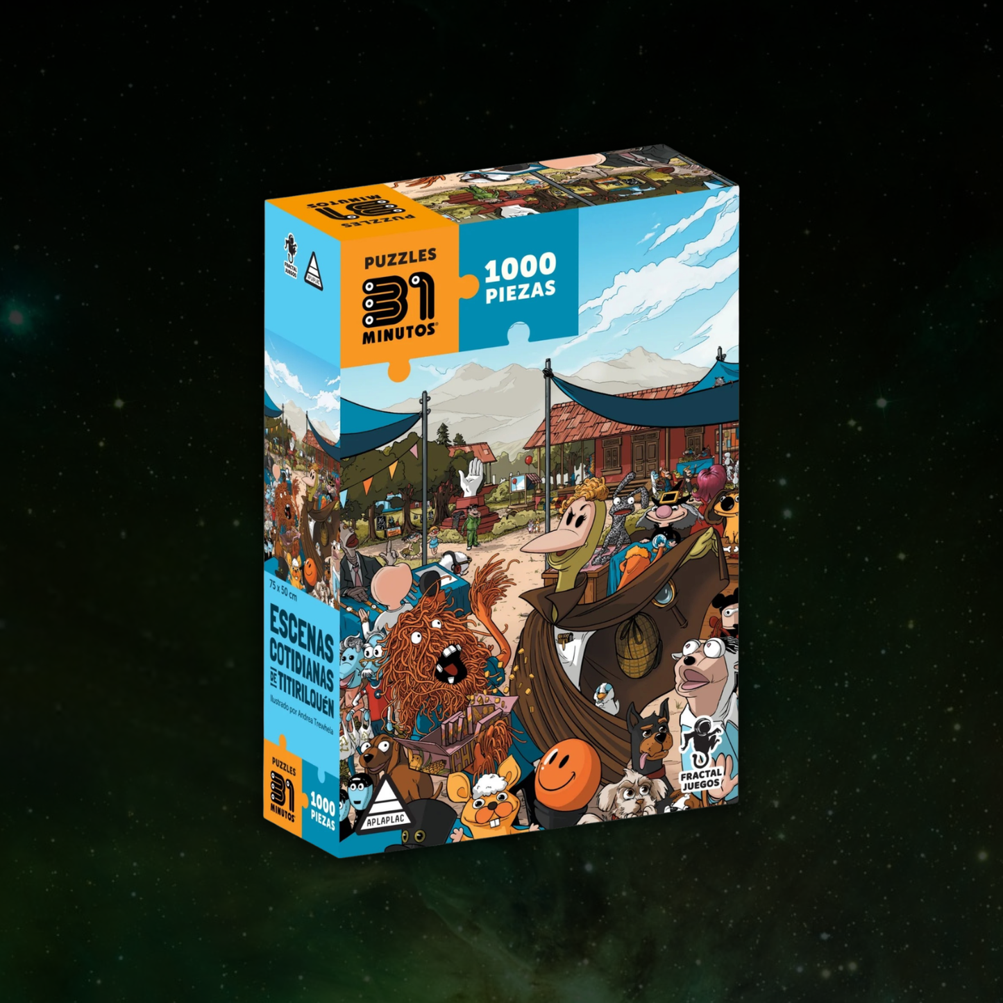 Puzzle 1000 pcs - Escenas Cotidianas de Titirilquén