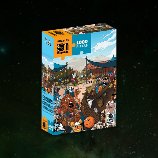 Puzzle 1000 pcs - Escenas Cotidianas de Titirilquén
