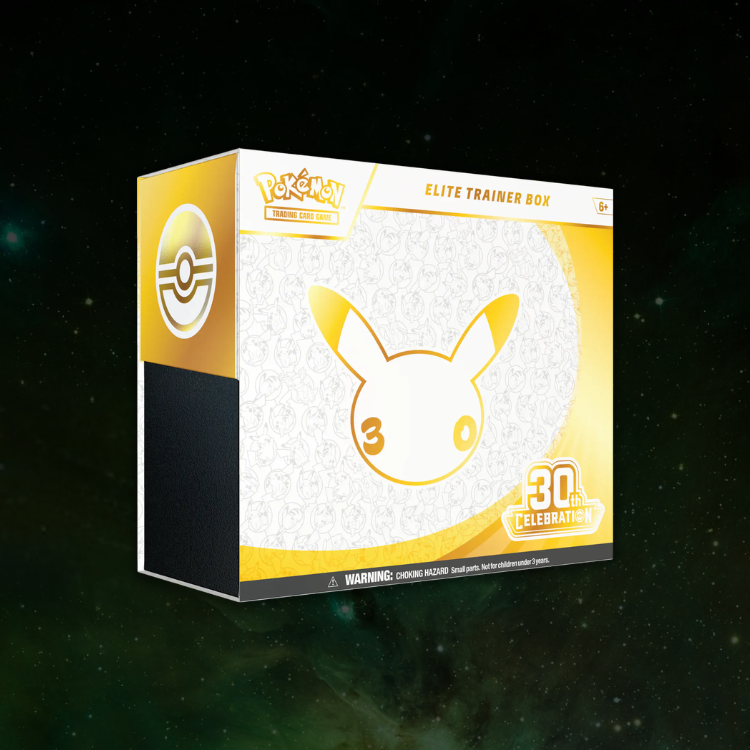 Pokémon TCG 30th Celebration - Elite Trainer Box ETB (INGLÉS)