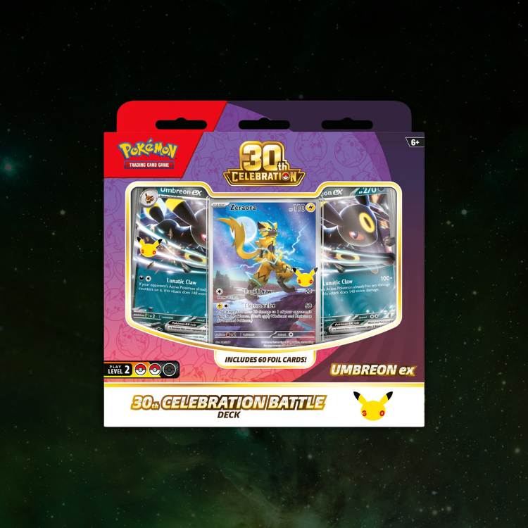 Pokémon TCG 30th Celebration - Battle Deck: Umbreon ex (INGLÉS)