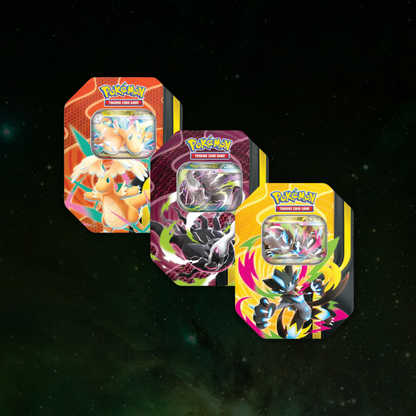 PREVENTA - Pokemon Mega Forces Tin SET 3 LATAS (Q3 2026) English