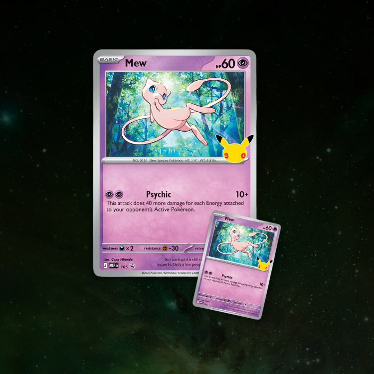 Pokémon TCG 30th Celebration - Figure Collection: Mew (INGLÉS)