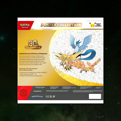 Pokémon TCG 30th Celebration - Poster Collection (INGLÉS)