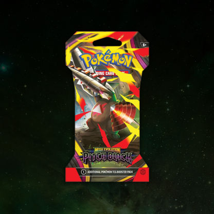 PREVENTA - Pokémon Mega Evolution: Pitch Black – Sleeved Booster Pack (Inglés)