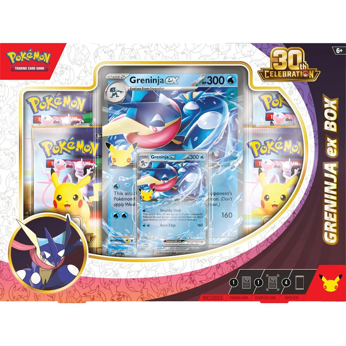 Pokémon TCG 30th Celebration - Greninja Ex Box (INGLÉS)