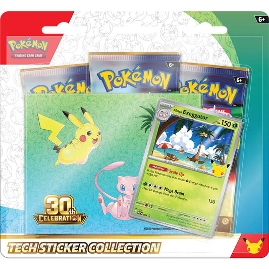 Pokémon TCG 30th Celebration - Tech Sticker Collection: Alolan Exeggutor (INGLÉS)